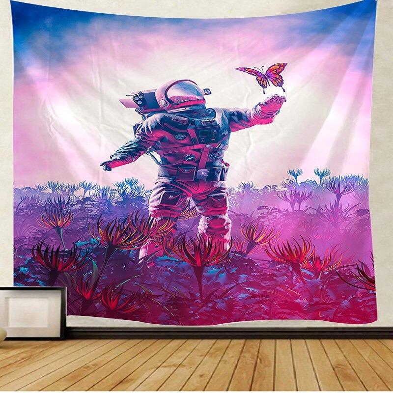 Astronaut Wall Tapestry, Space Hanging Cloth