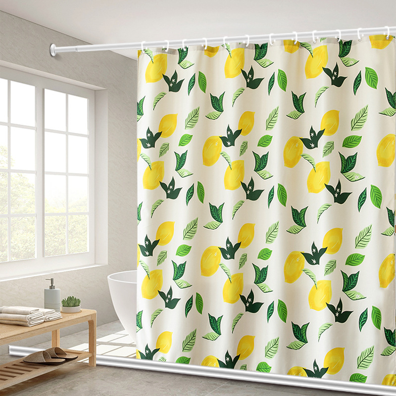 Magnetic Shower Partition Curtain, Anti-Mould