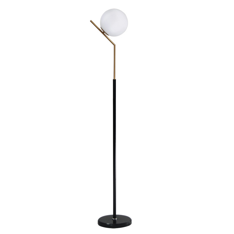 Nordic Floor Lamp, Warm White, Black photo 2