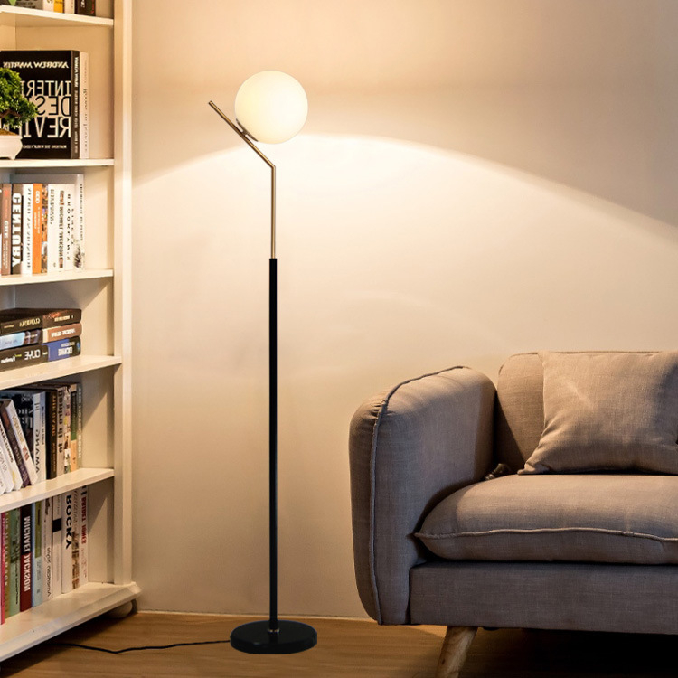 Nordic Floor Lamp, Warm White, Black photo 5