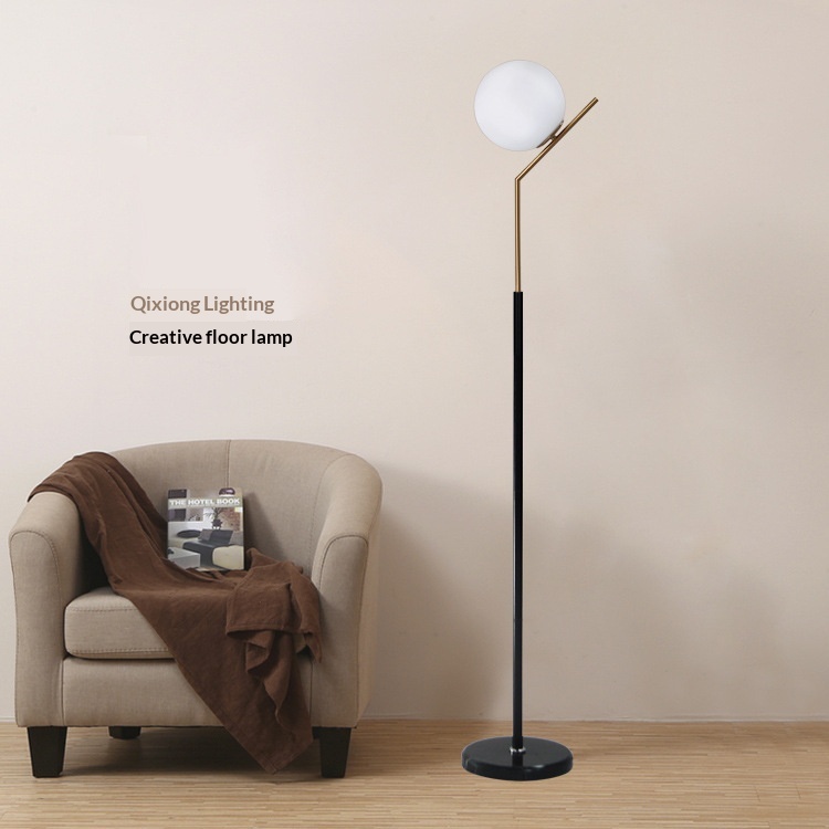 Nordic Floor Lamp, Warm White, Black photo 11