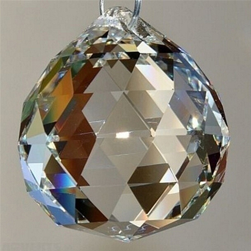K9 Crystal Ball Beads for Bead Curtains, 20mm, Clear photo 4