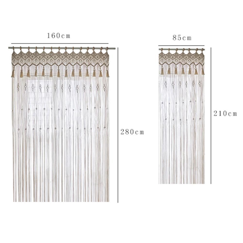 Bohemian Woven Tapestry Curtain, Room Divider