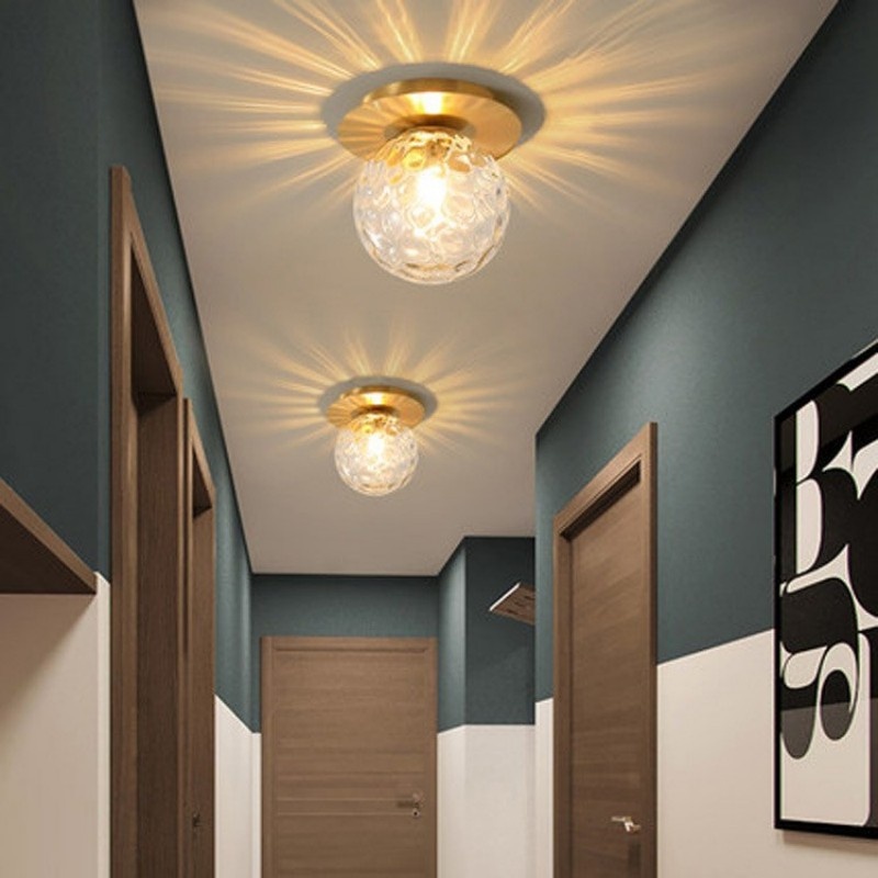 Decorative Glass Sphere Wall Light
