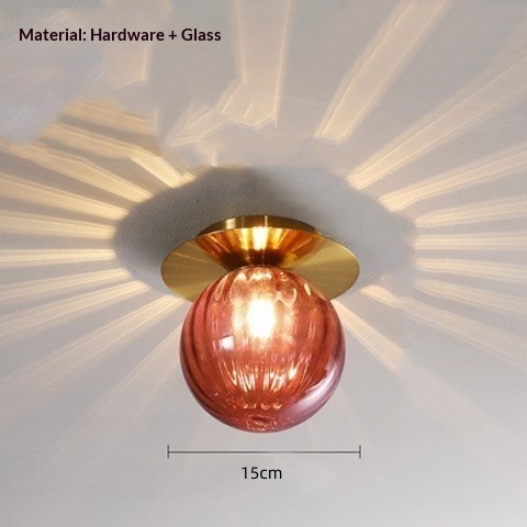 Decorative Glass Sphere Wall Light photo 4