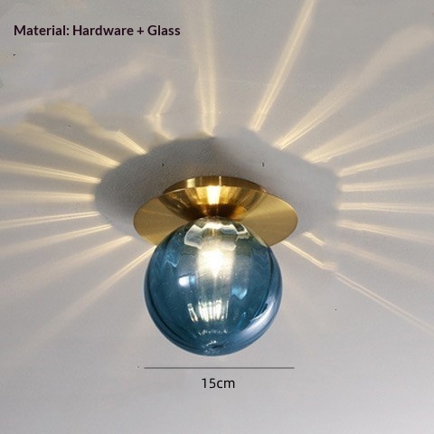 Decorative Glass Sphere Wall Light photo 6