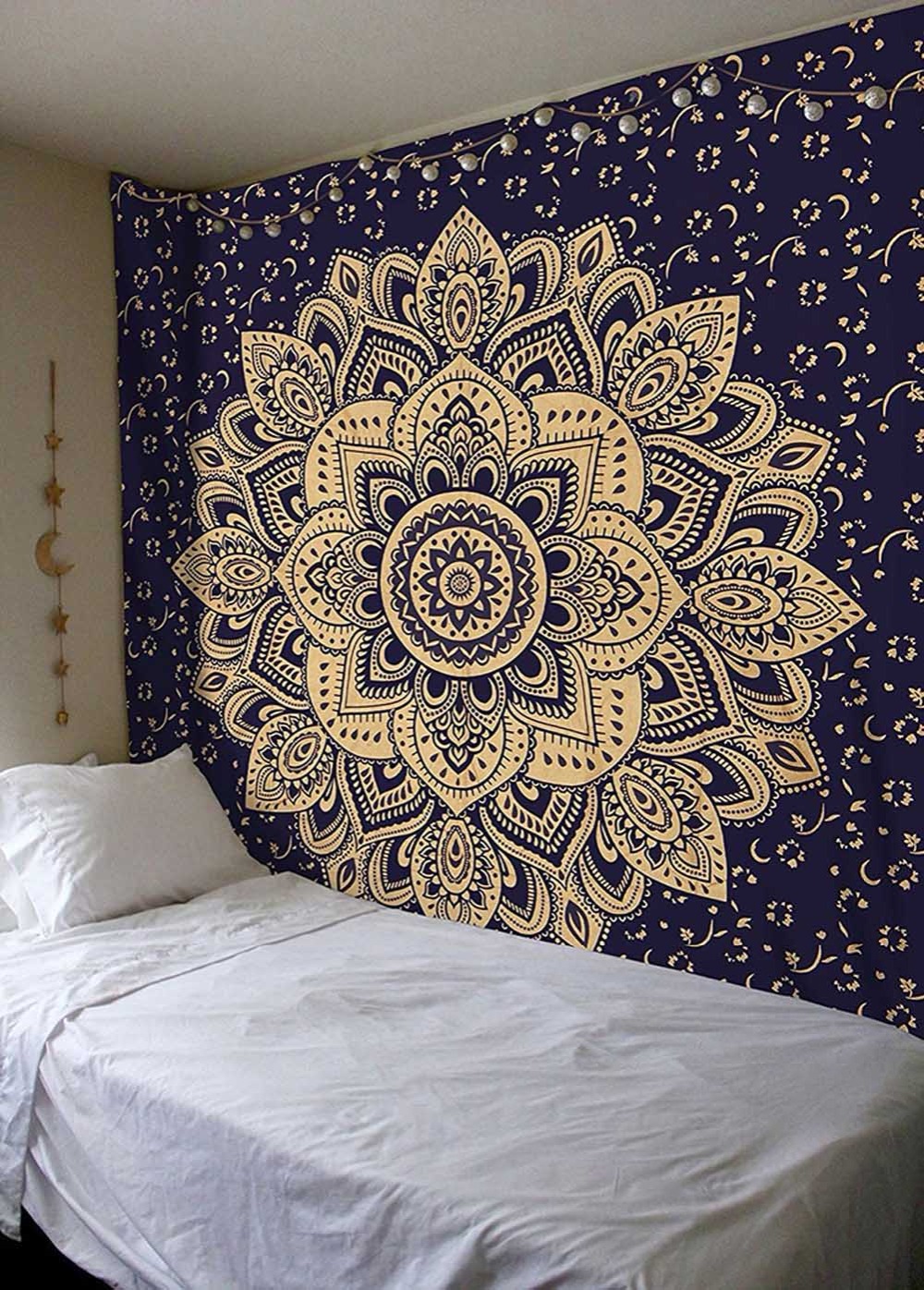 Printed Curtain Panel, Cotton Blend, Multiple Sizes