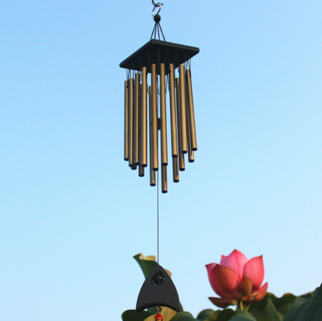 Bronze Metal Wind Chime, 65 cm