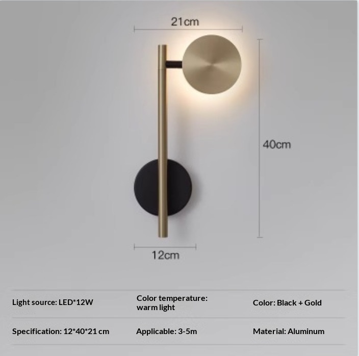 Swivel-Head Bedside Wall Lamp photo 5