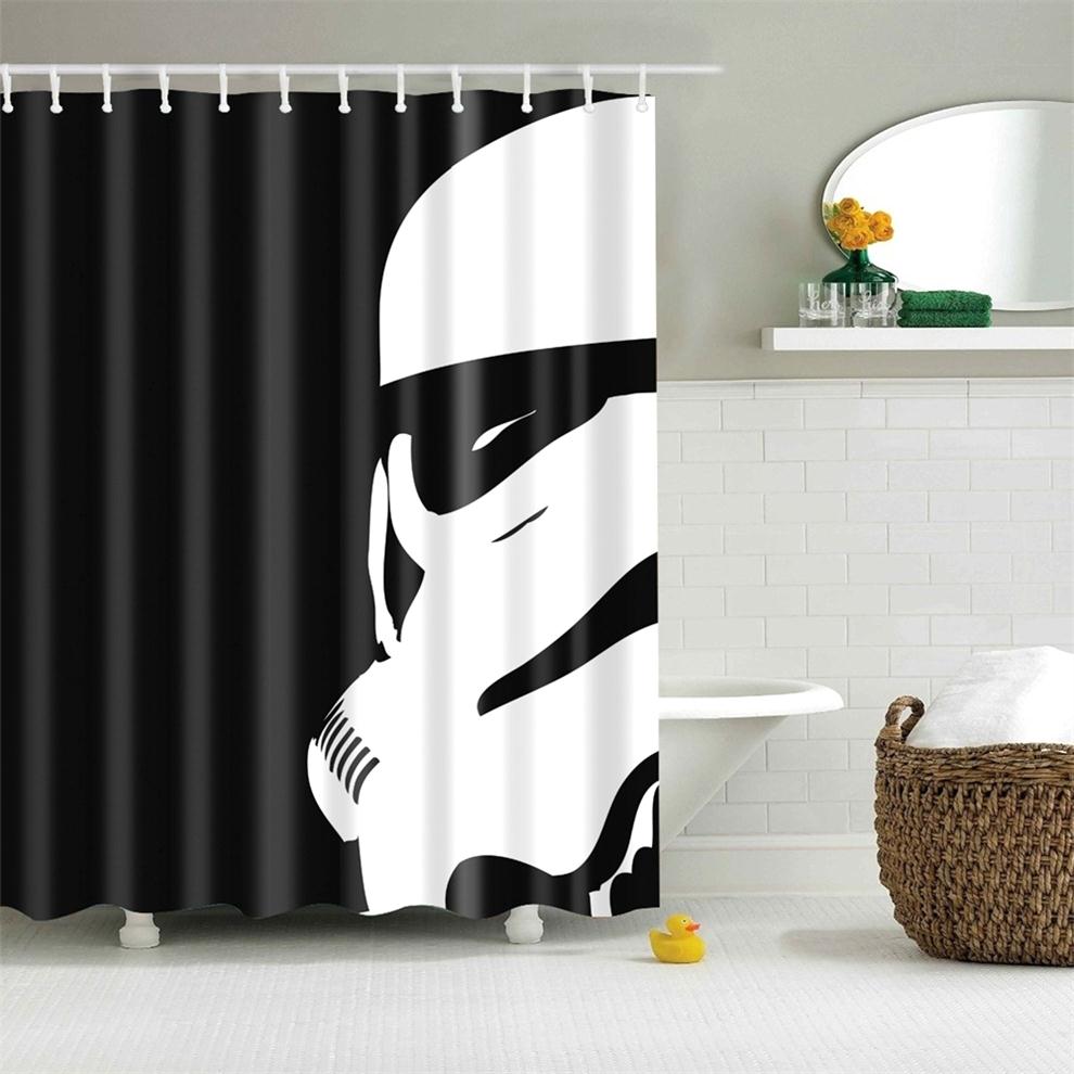 3D Print Shower Curtain, Waterproof Polyester