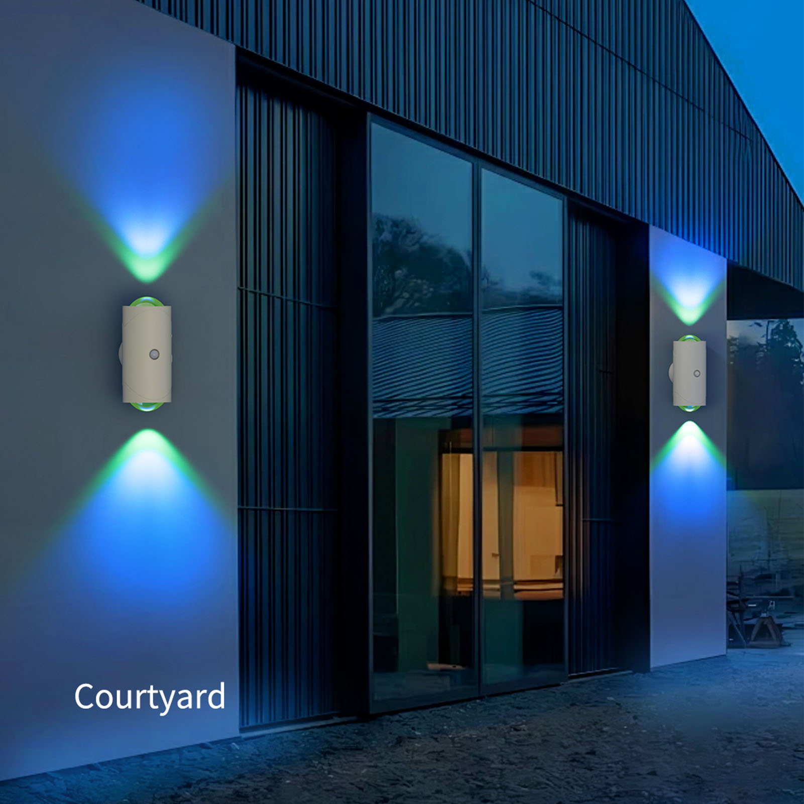 RGB Motion-Sensor LED Wall Lights (2-Pack) photo 6