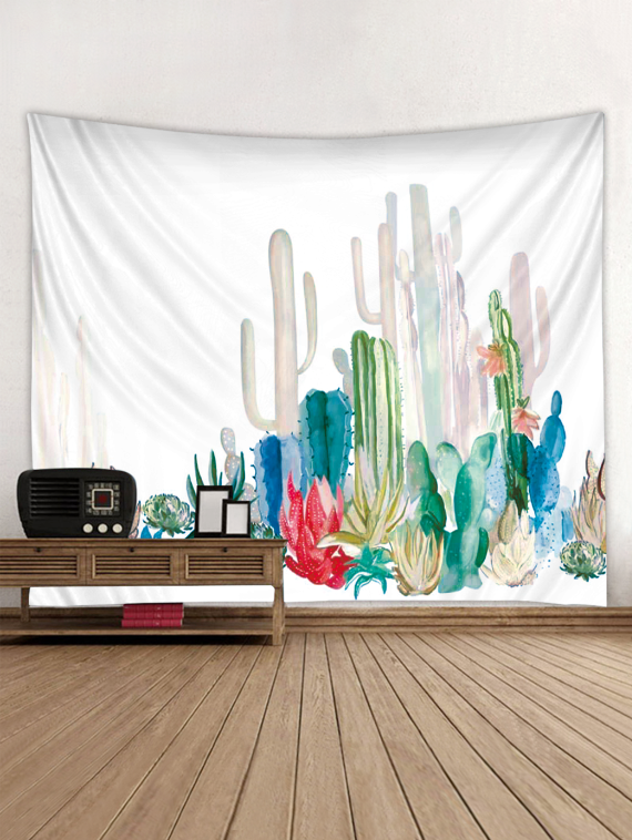 Cactus Tapestry Wall Hanging, Thick Polyester