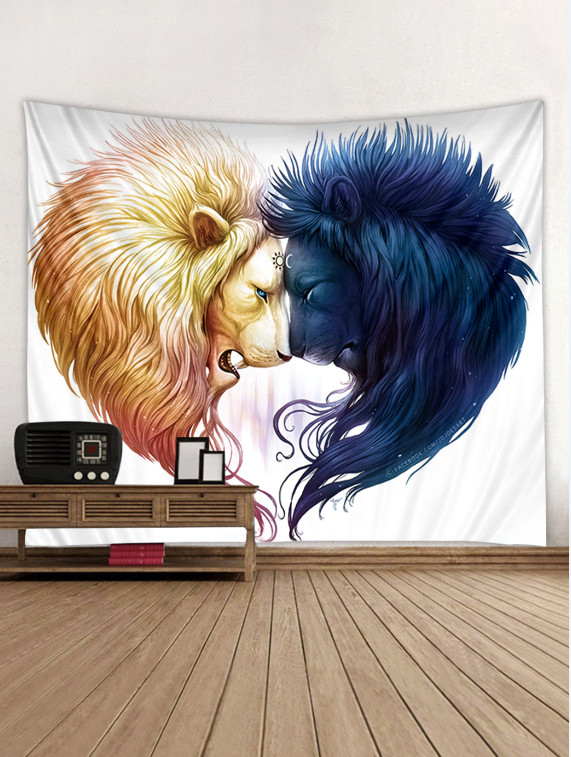 Lions Wall Tapestry, Animal Print