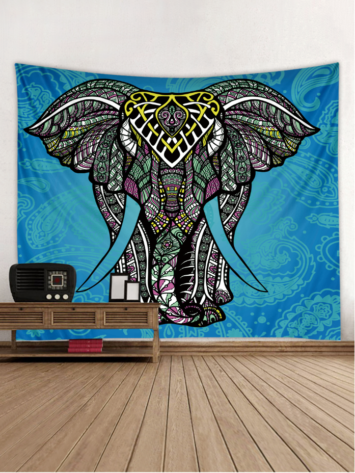 Colorful Elephant Wall Tapestry