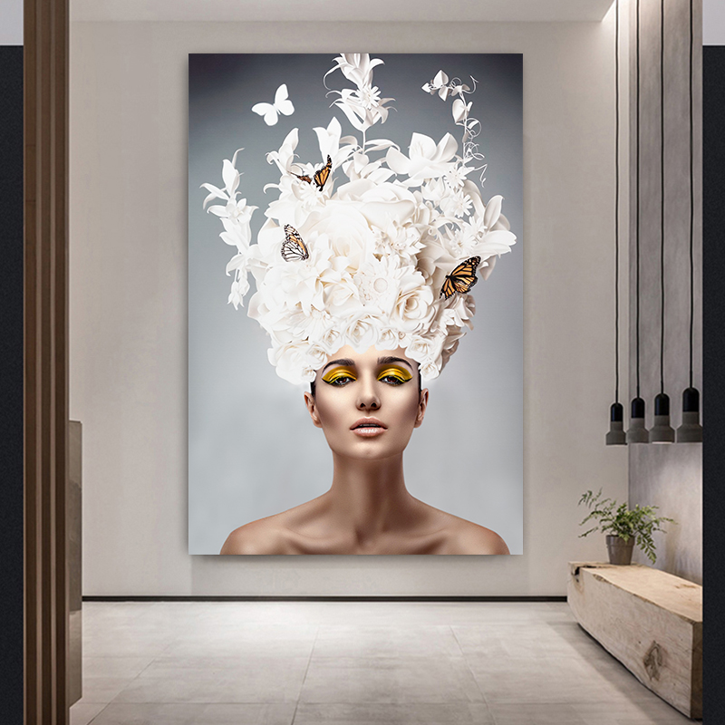 Framed Modern Wall Art, Figure Photography Print