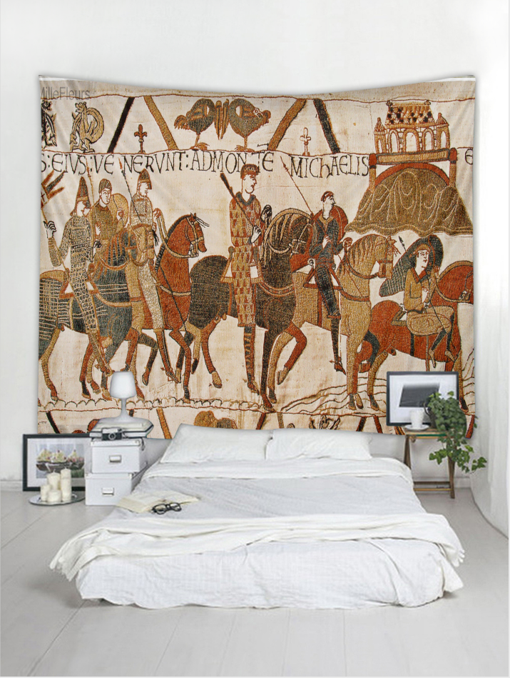 Bayeux Tapestry Wall Hanging, Historical Print