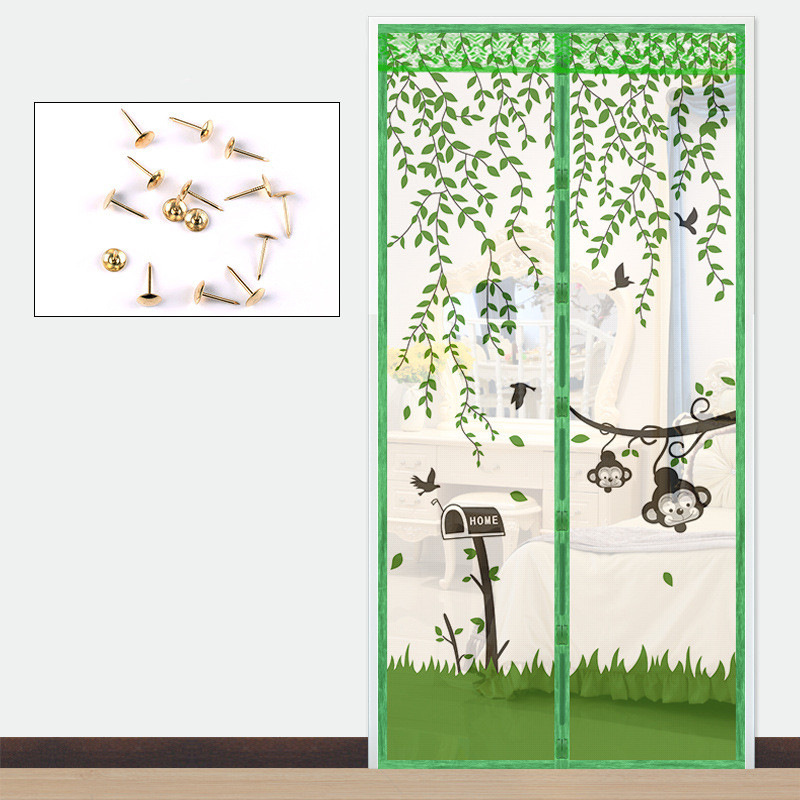 Magnetic Screen Door, Mosquito-Proof Mesh Curtain
