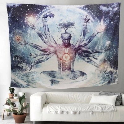 The Creator Wall Tapestry, Printed Fabric Hanging