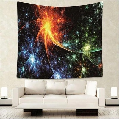 Solar Flare Printed Wall Tapestry