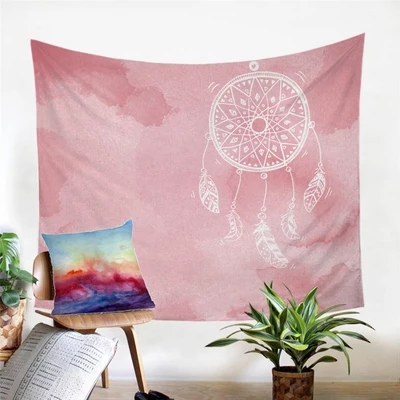 Washed Dreamcatcher Wall Tapestry, Fabric Hanging