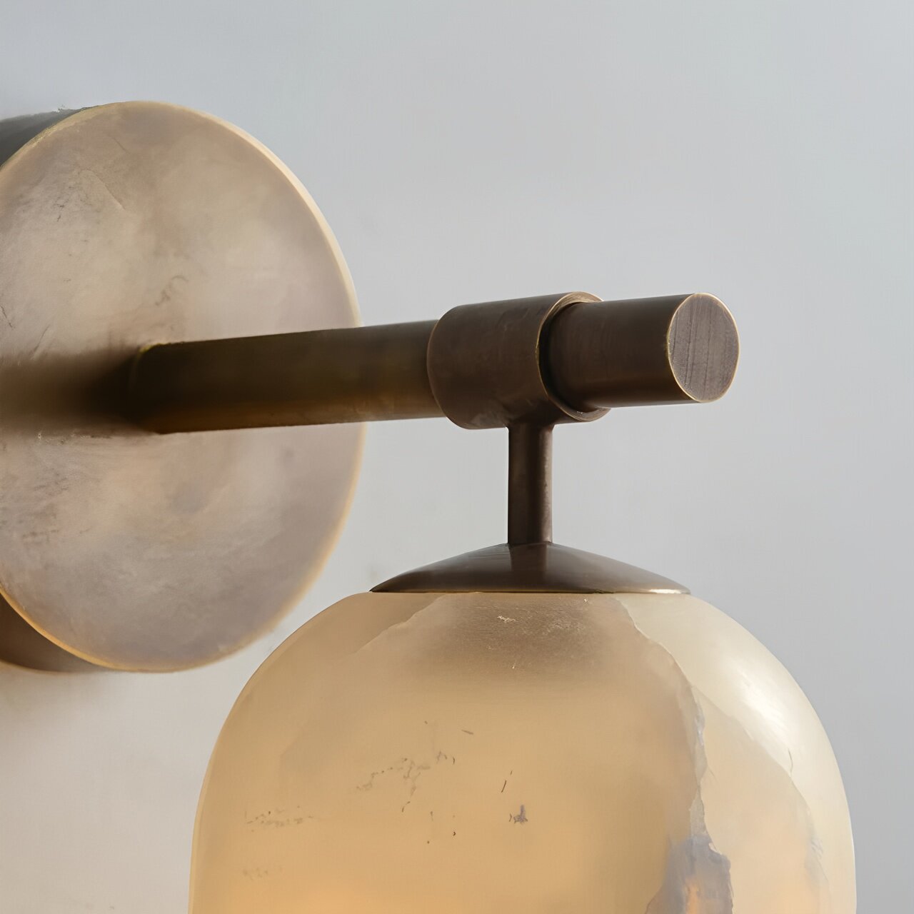 Marble & Copper Wall Lamp photo 8