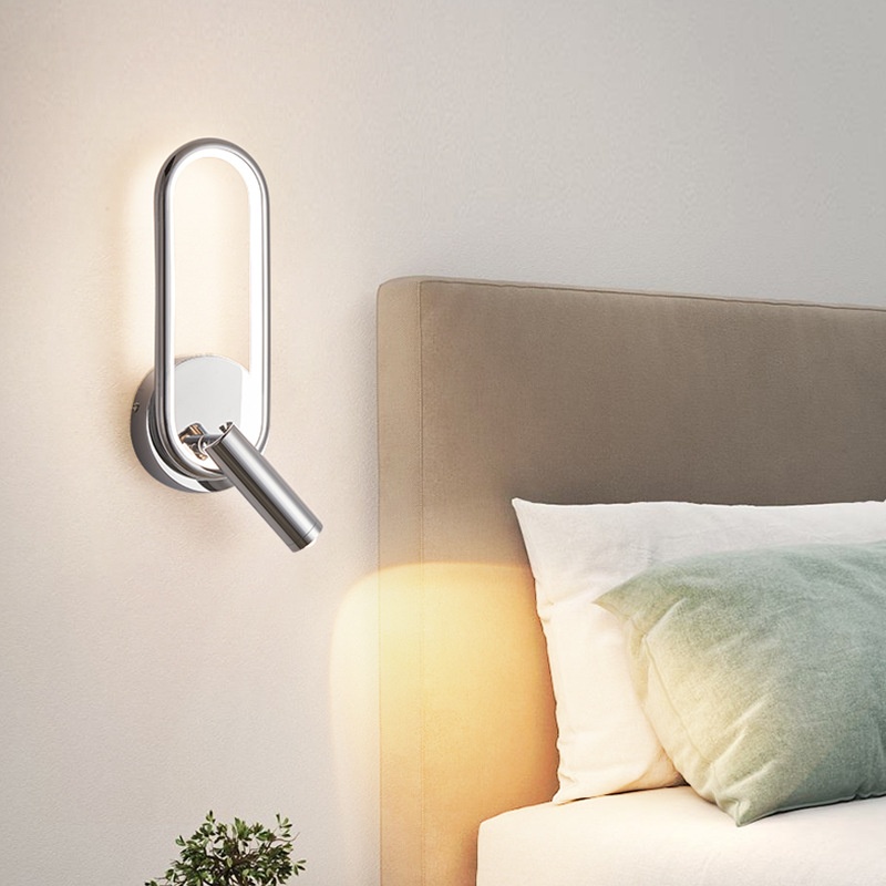 Touch-Control Rotating Bedside Wall Light