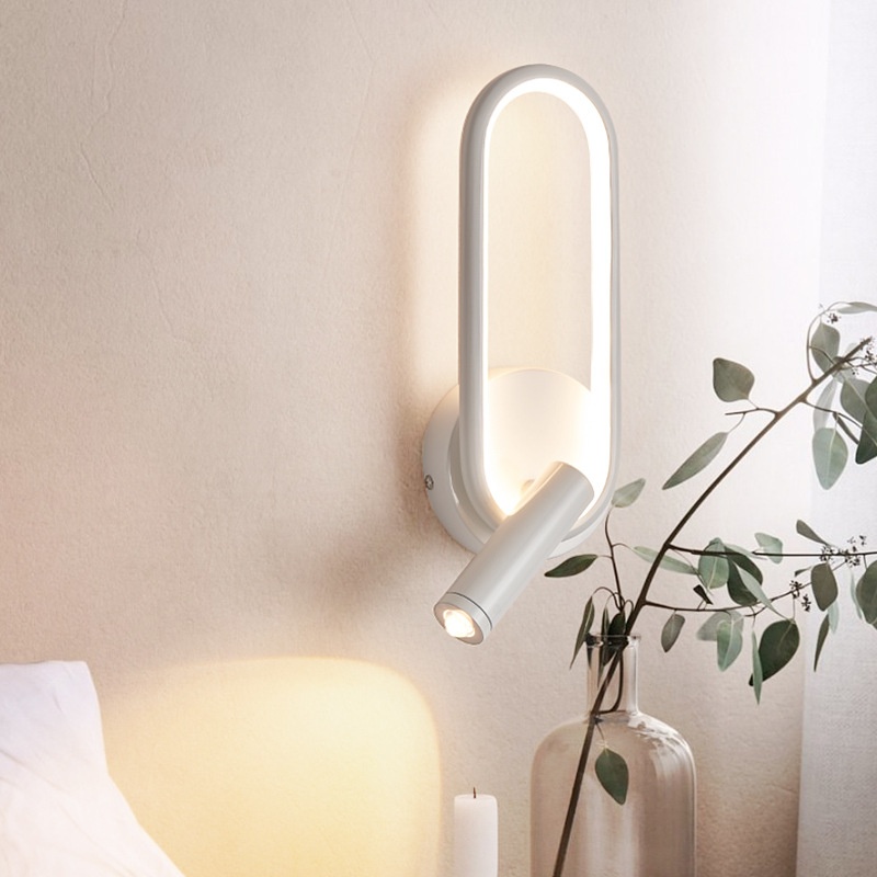 Touch-Control Rotating Bedside Wall Light photo 7