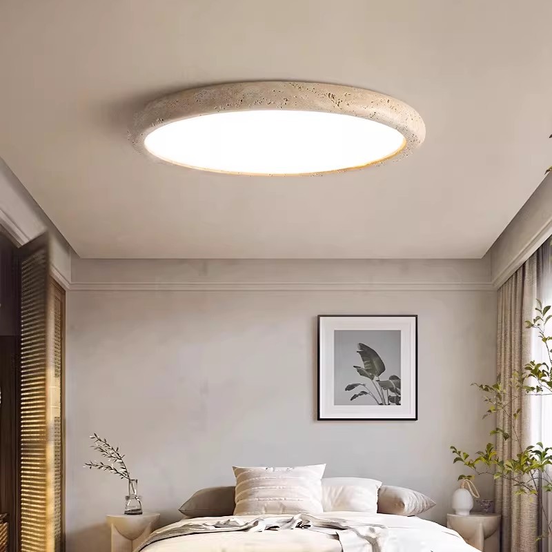 Wabi-Sabi Stone Wall Lamp