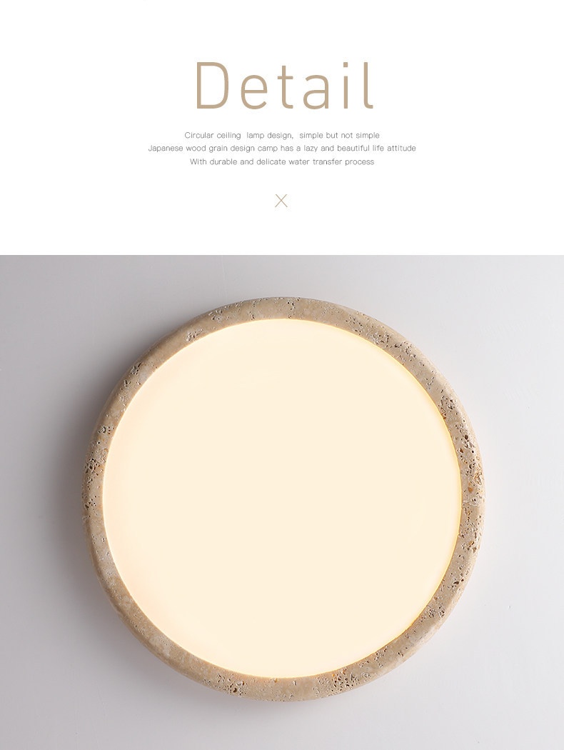 Wabi-Sabi Stone Wall Lamp photo 11