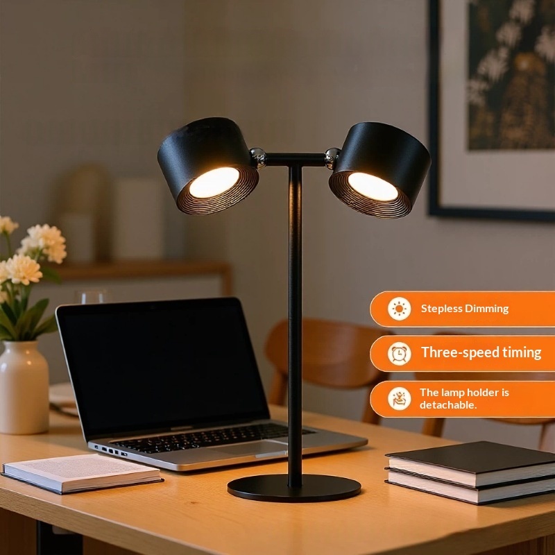 Rechargeable LED Desk Lamp, Soft Light