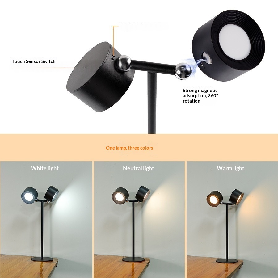 Rechargeable Cordless LED Wall Light, Soft Glow photo 4