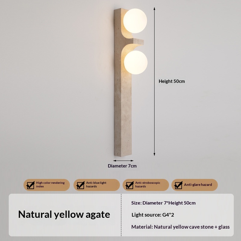 Sandstone Ambient LED Strip Wall Light photo 3