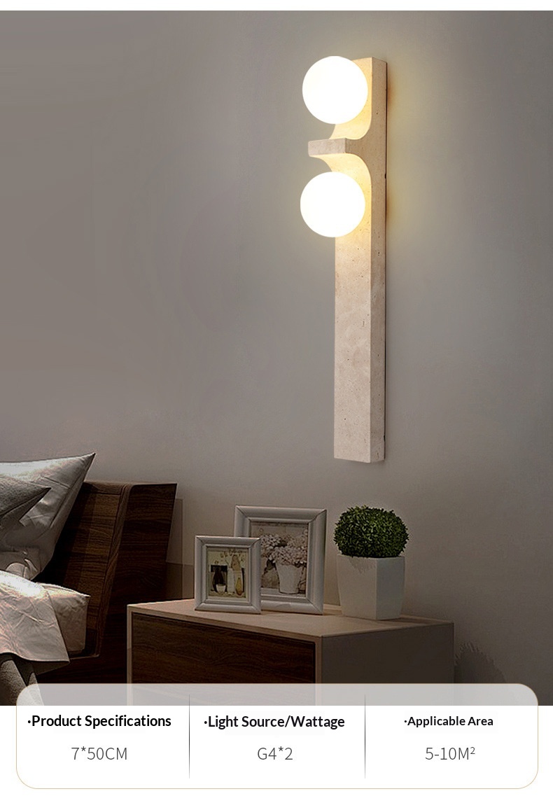Sandstone Ambient LED Strip Wall Light photo 8