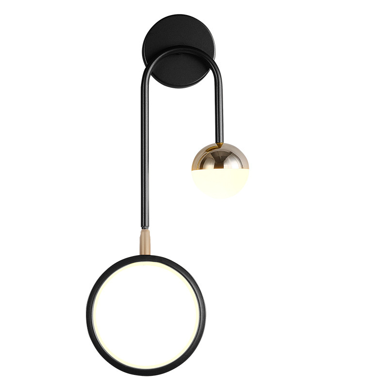 Nordic Minimalist Bedside Wall Lamp photo 2