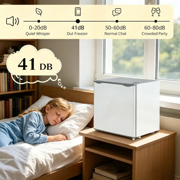 Compact 1.1 Cu. Ft. Mini Freezer photo 2