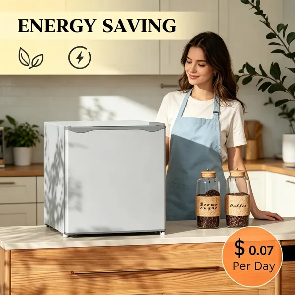 Compact 1.1 Cu. Ft. Mini Freezer photo 3