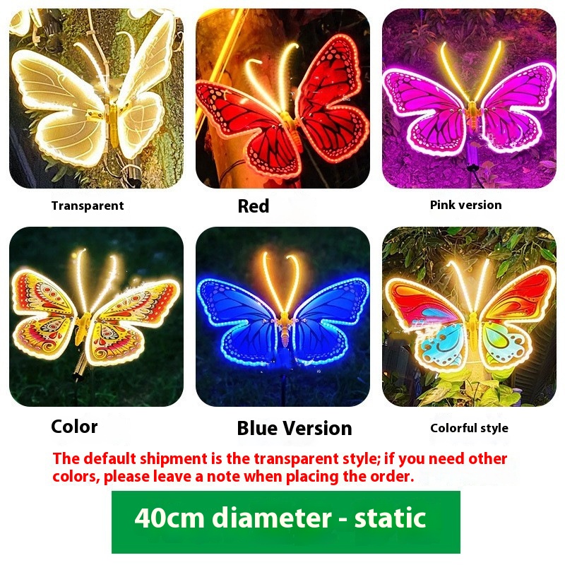 Outdoor Butterfly Landscape Lamp, Low Voltage 12V photo 7