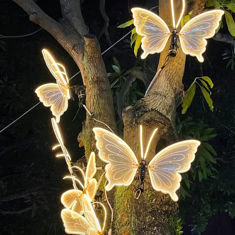 Outdoor Butterfly Landscape Lamp, Low Voltage 12V photo 8