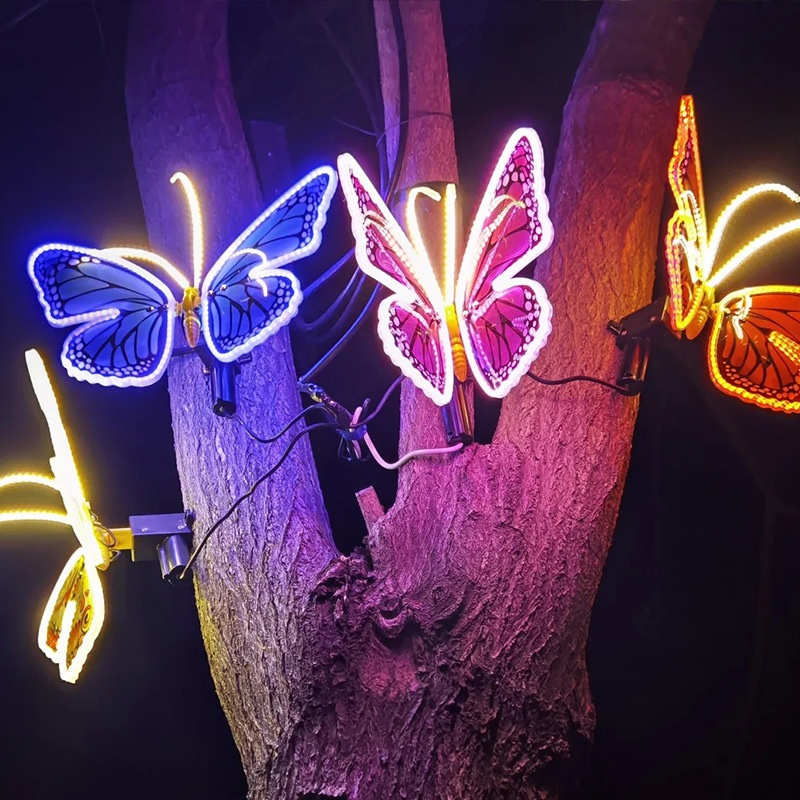 Outdoor Butterfly Landscape Lamp, Low Voltage 12V photo 12
